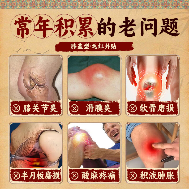 Medicine sage ancient prescription knee patch meniscus injury knee effusion arthritis synovitis knee pain special plaster 3 boxes