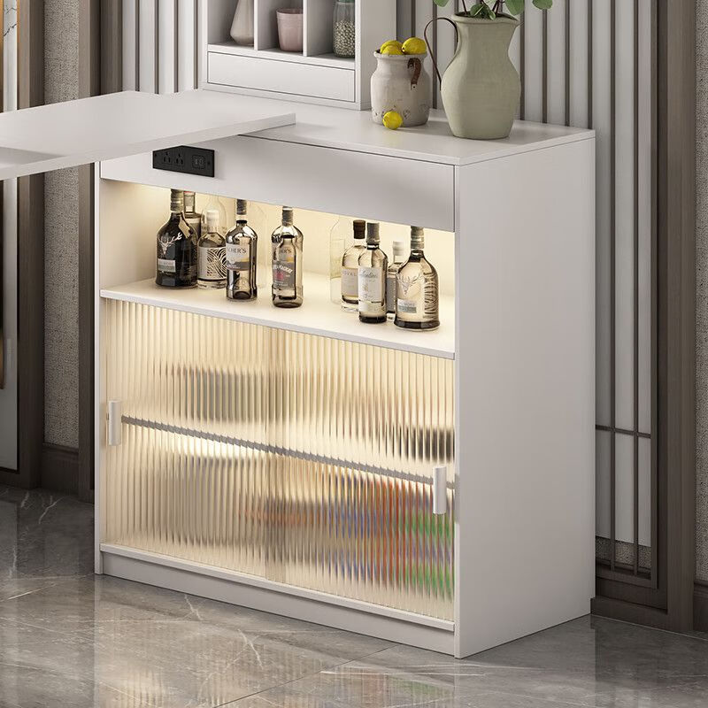 Xichangfu sideboard home island dining table living room balcony partition cabinet sofa side cabinet size apartment home storage side table installation included black bar