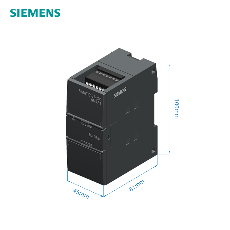 Siemens S7-200 SMART digital output module 6ES7288-2DR08-0AA0,SM DR08, 8 DO, Relay