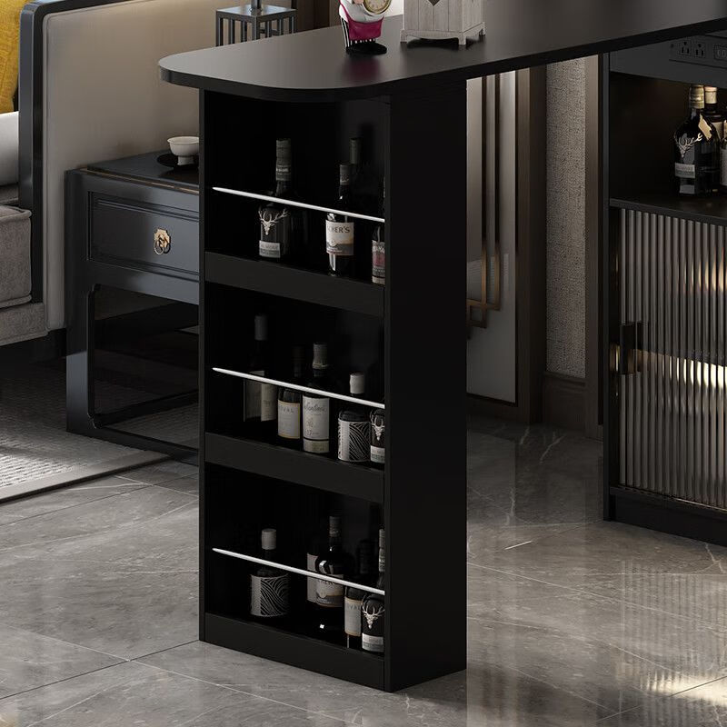 Xichangfu sideboard home island dining table living room balcony partition cabinet sofa side cabinet size apartment home storage side table installation included black bar