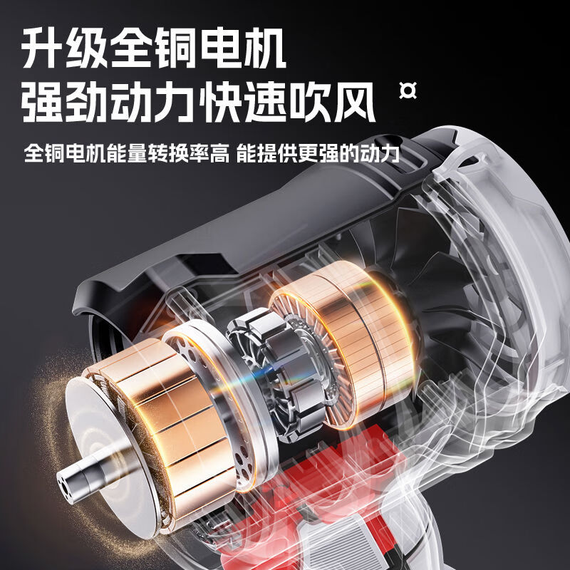 Pick up Maonanwei violent turbo fan powerful hair dryer industrial blower lithium electric blower fan machine dust removal water air gun industrial grade storm machine bare metal without battery Makita interface