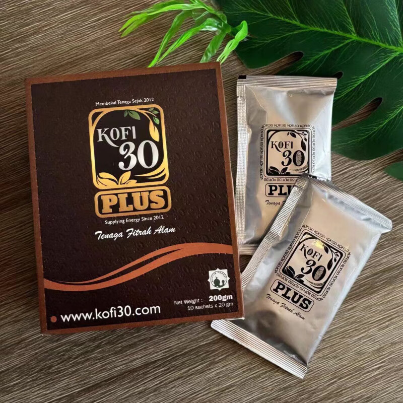 KOFI Malaysian coffee kofi Plus29/30 Tongkat Ali plant herbal maca nourishing energy for men Kofiplus30 one box discount pack (enhanced version)