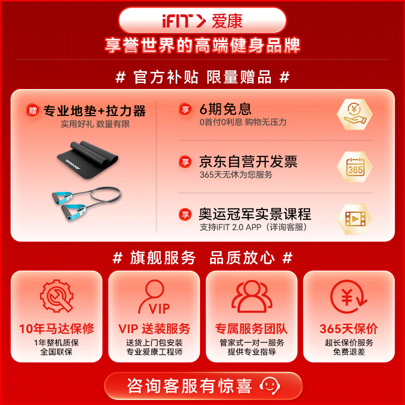 ICON American treadmill TL high-end family foldable silent walking machine marathon climbing fitness equipment