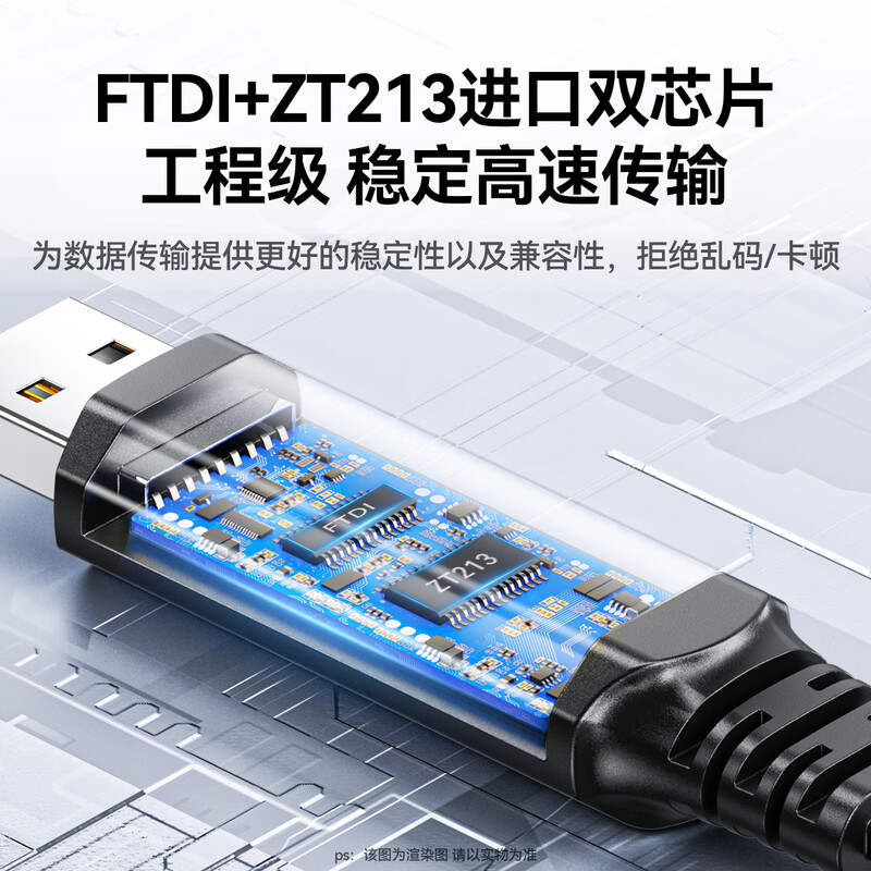 Shanze Console debugging cable 1.5 meters USB to RJ45 control serial port switch configuration cable conversion cable suitable for Huawei Tenda TP-LINK Xiaomi router UR015