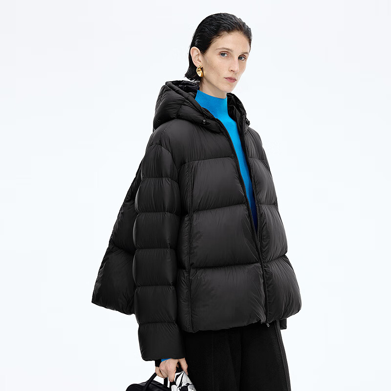JNBY/Jiangnan Buyi Shopping Mall Same Style 25 Winter New Down Jacket Loose A-type Short Long Sleeve 5PAC13360