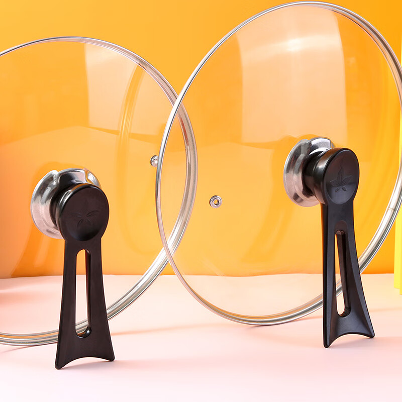 Kachi Muning German stand-up pot lid handle universal large hole anti-scalding cap wok milk pot iron glass pot lid handle stainless steel small style upright pot lid handle 2 pieces