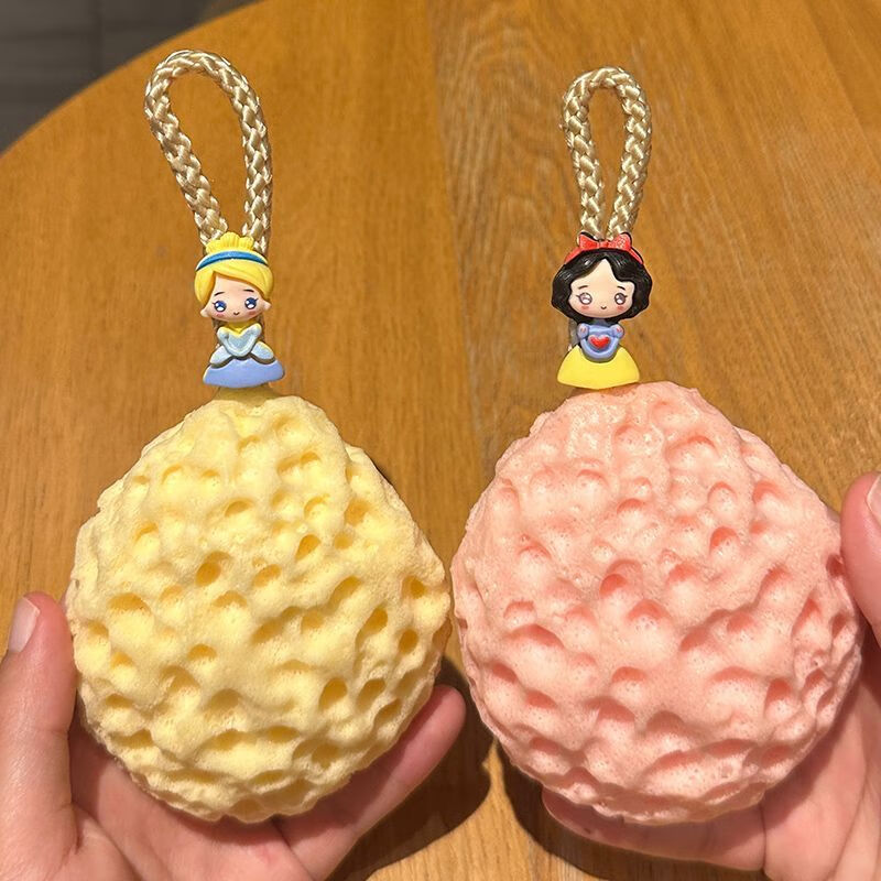 Other children's special bath balls, cute bath balls, bubble baths and rub baths, dual-purpose for boys and girls, cheese bath flowers do not scatter, cheese bath balls 2 pieces - main picture