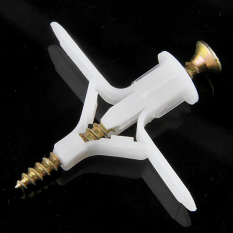 Shengduoshan aircraft expansion pipe gypsum board expansion pipe plastic butterfly type hollow brick expansion screw self-tapping expansion plug rubber plug