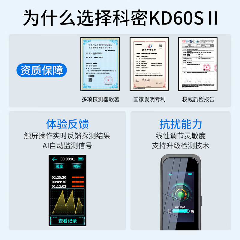 Kemi camera detector hotel B&B anti-candid signal eavesdropping GPS locator tracking detector KD60S