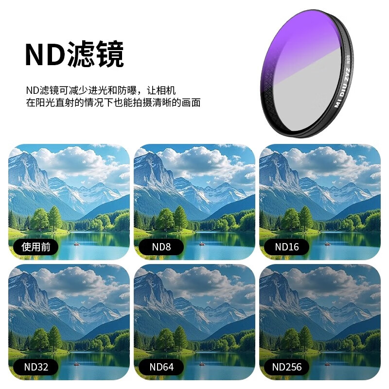 Midiu is suitable for DJI Action6 filter CPL polarizer action camera action5pro/4/3 nd filter ND8/16/32 light filter UV mirror DJI Osmo accessories