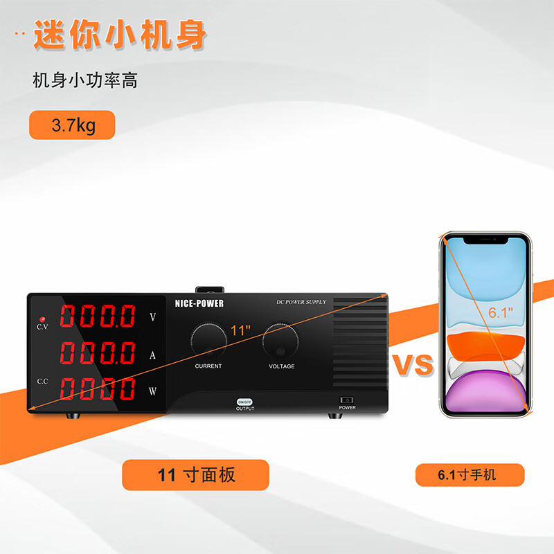 KUAIQU programmable DC regulated power supply 0~150V0~10A adjustable 1500W high power USB+232 programmable power supply