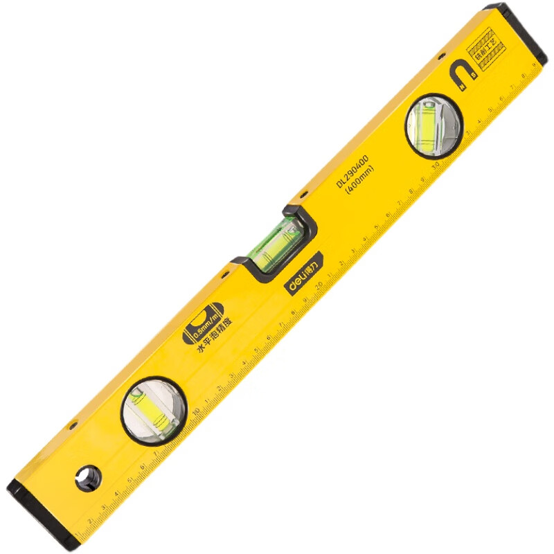 Yao Wanxi level ruler high-precision level level ruler small aluminum alloy anti-fall balancer strong magnetic ruler household DL290300 economic model strong magnetic model 300mm