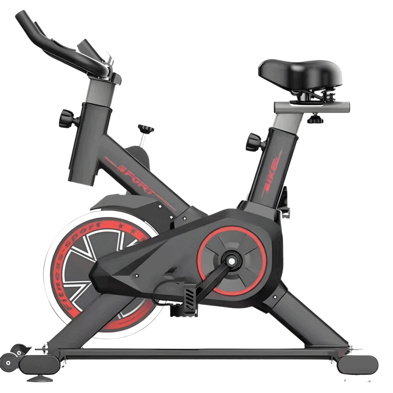 Shuhua treadmill-type bicycle, dynamic bicycle, household fitness equipment, sports-specific, indoor weight loss, professional aerobic, full 4D game + meter heart rate + audio/black, ready for sale soon
