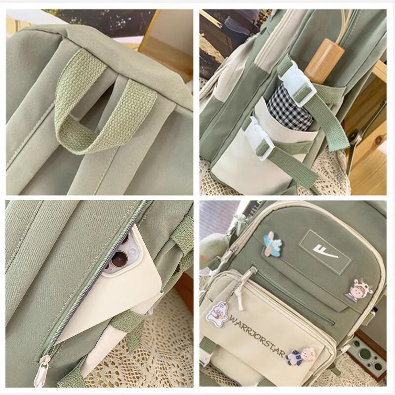 Pull back schoolbags for girls junior high school students 2025 new high-looking primary school students' backpacks high school students' large-capacity backpacks