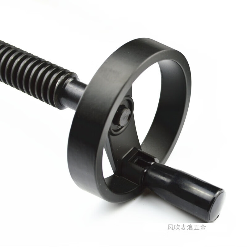 TLXTT type screw set with handwheel nut, trapezoidal screw, hand-cranked lifting screw, transmission clamp screw, T20/T25 set, T20, 1000 long (with 125 handwheel)