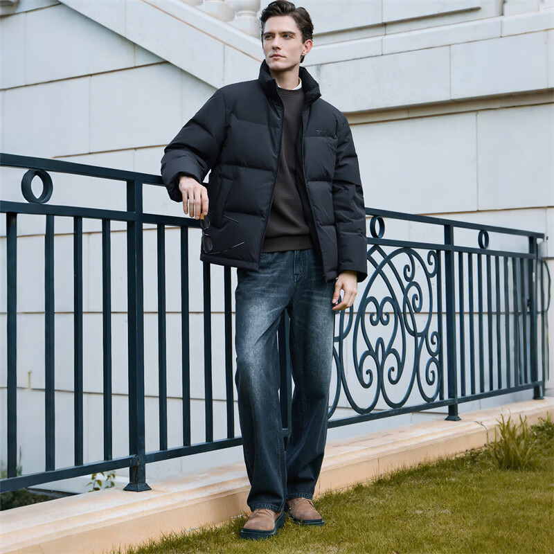 Septwolves heavyweight goose down level 4 waterproof down jacket men's winter stand-up collar thickened warm coat jacket men's bread coat