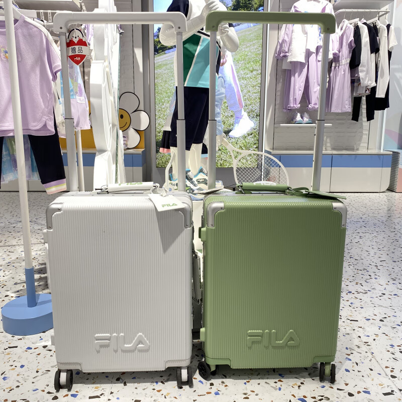 Suoyu FILA suitcase 20-inch boarding case 24-inch password universal wheel silent trolley suitcase 24-inch green