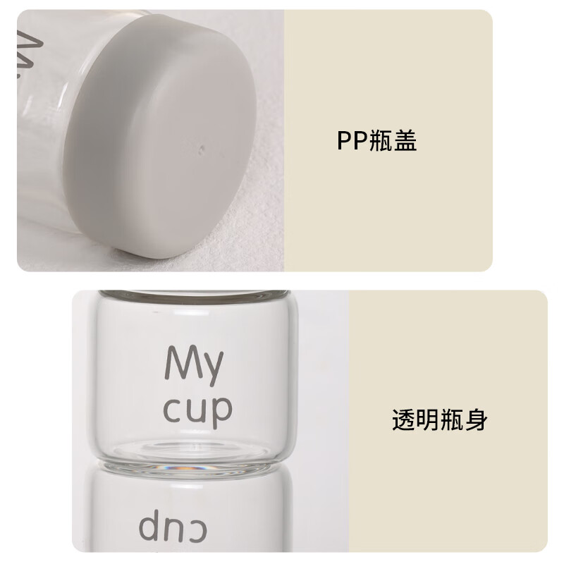 Extreme space bird's nest sub-bottle high borosilicate glass sealed jar can steam brew coffee powder and store Chinese medicine sub-bottle 100ml*4