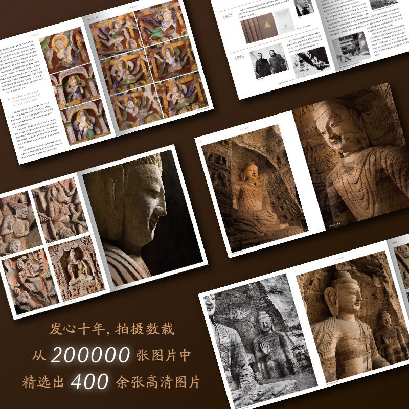 Looking at Yungang from a thousand years of grottoes Unique aesthetic perspective and precious images Yungang Grottoes Art Style Historical context General knowledge of art Books Datong Shanxi Tourism Grotto Temple Grotto Art Ancient Art Art Appreciation Collection CITIC Publishing House