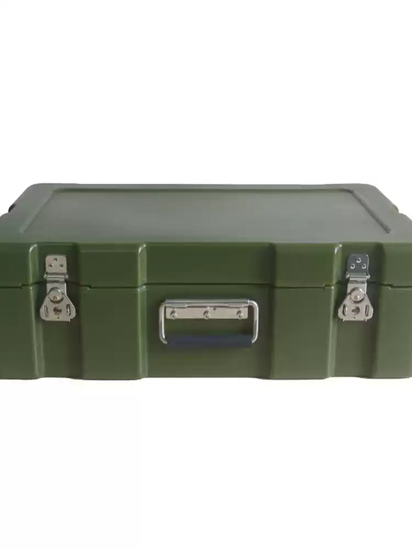 Rotational molding suitcase tool box storage box work box precision instrument box industrial sealed box military green waterproof green 600*300*250MM
