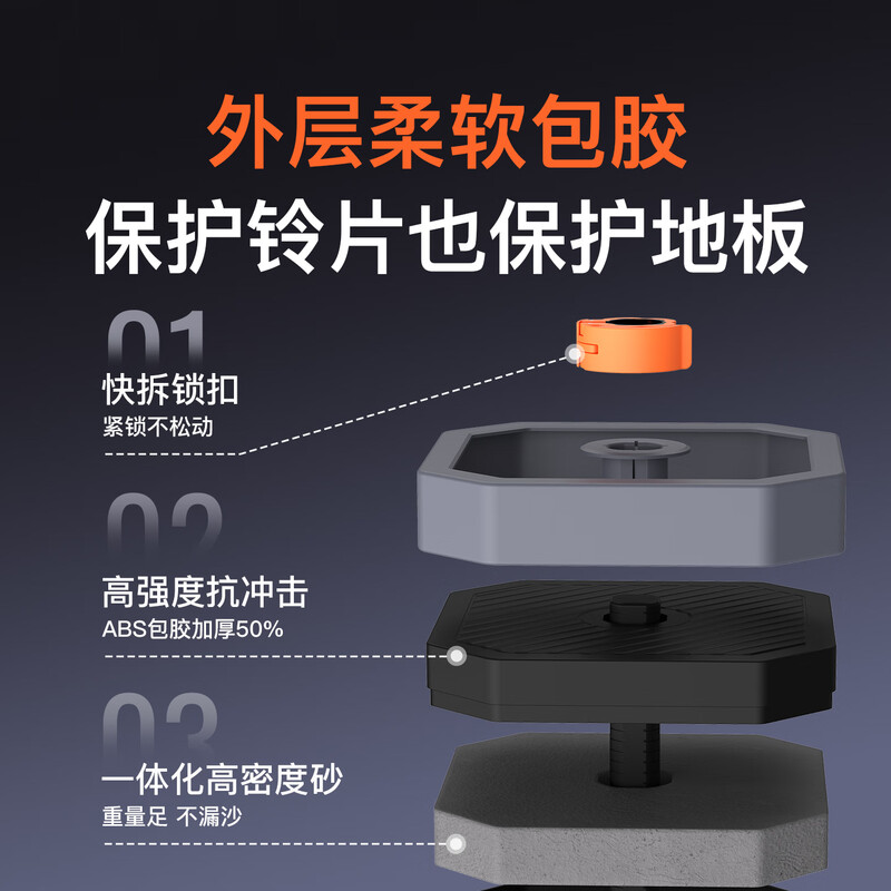 Keep Dumbbell Barbell Quick Release Combination Set Adjustable and Detachable 20KG Set Home Weightlifting Exercise Fitness Equipment