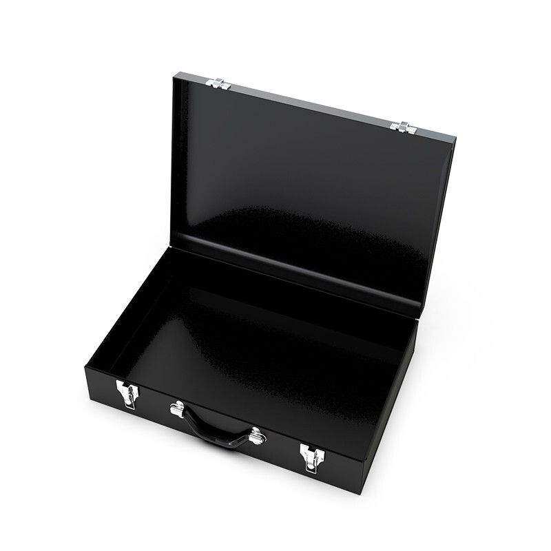 Quanfeng thickened iron box tool box iron box extra thick electric tool storage box household multi-functional large capacity large iron box