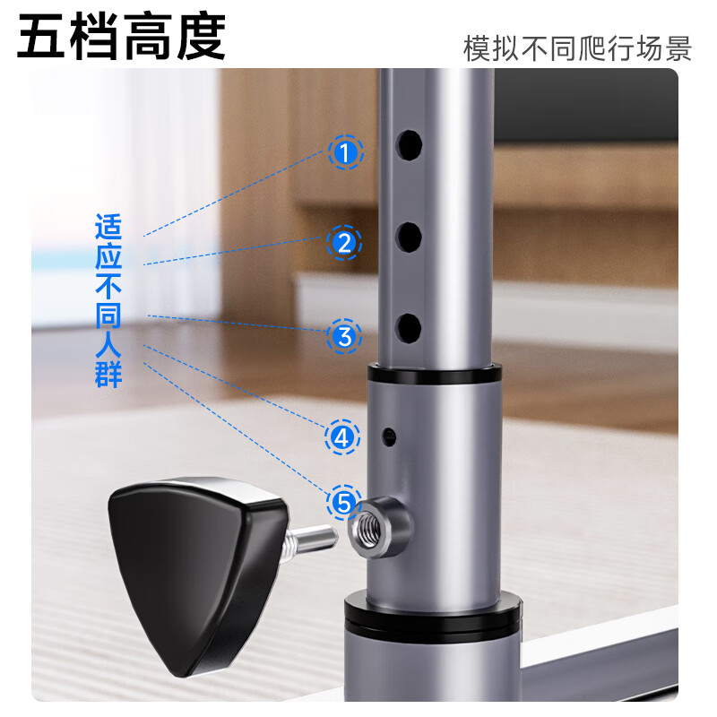 SEAN LEE crawler lumbar stretching core training spine spinal exercise artifact fitness weight loss slim belly climbing machine steel rope linkage standard model 5 heights super soft kneeling pad