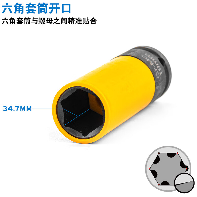 Coolanteng industrial-grade thickened Dafei extended tire sleeve screw removal special protection wheel hub anti-scratch belt protective sleeve