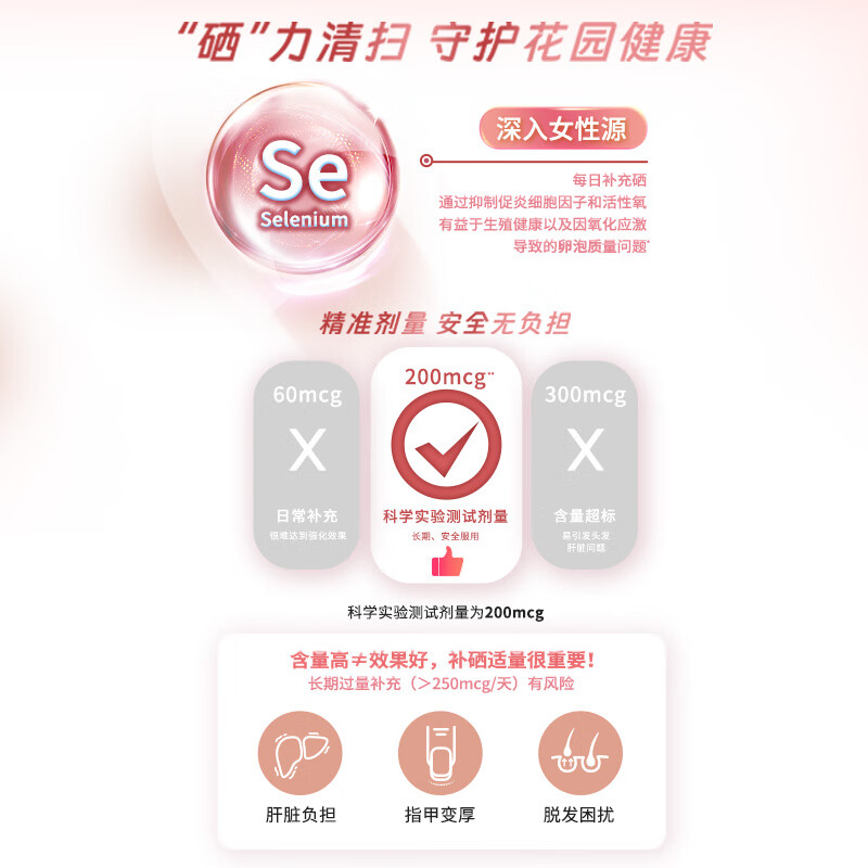 Jamieson natural organic selenium 100mcg*100 tablets/bottle yeast raw material selenium supplement for women to enhance immunity and convert HPV negative