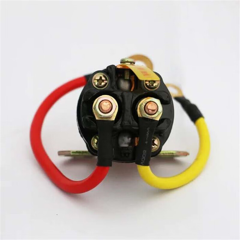 Ouhuayuan 12V/24V deceleration motor starting relay/150A high-power car motor starting relay 12V starting Fei electrical thick copper coil