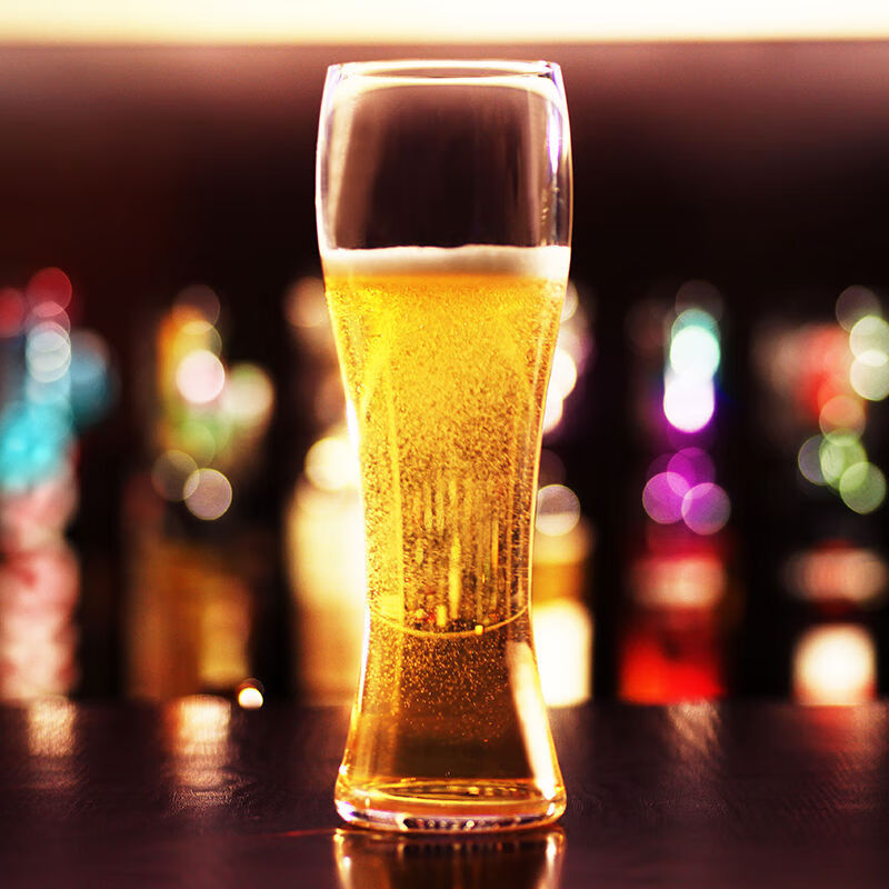 Shibei Kele non-lead crystal glass craft beer mug home IPA beer mug Pilsner beer mug 380ML 2 pieces