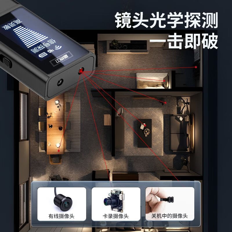 Shield Guard Hotel Anti-Peeping Detector Multifunctional Anti-Positioning Eavesdropping Camera Infrared Detection Business Travel Official Genuine Enhanced Four-in-One Strong Magnetic Version Smarter and More Efficient