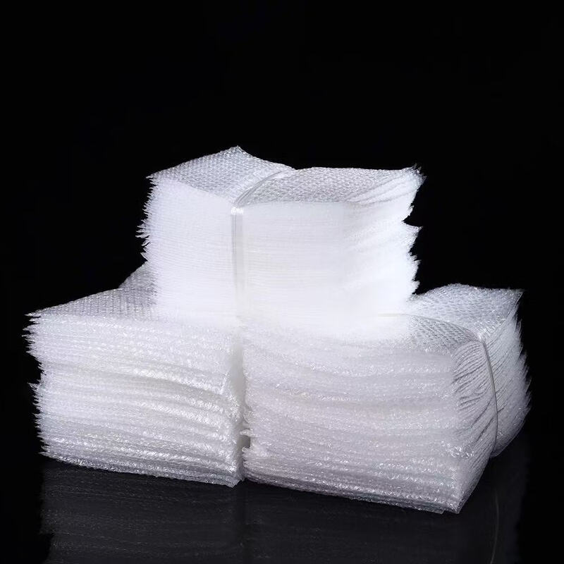 兆燊 气泡袋泡沫袋打包加厚气泡膜袋快递打包袋防震防摔透明包装袋泡泡纸 15*20cm(200个/包) 京配