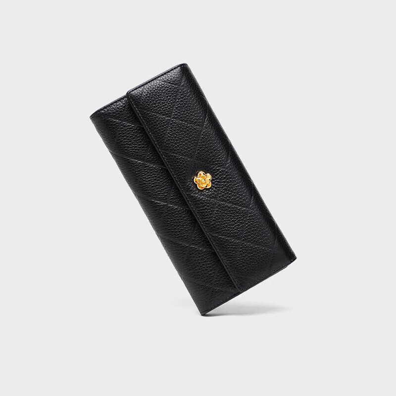 YUYULA cowhide women's wallet large capacity clutch bag long multi-card slot coin purse light luxury money wallet birthday gift