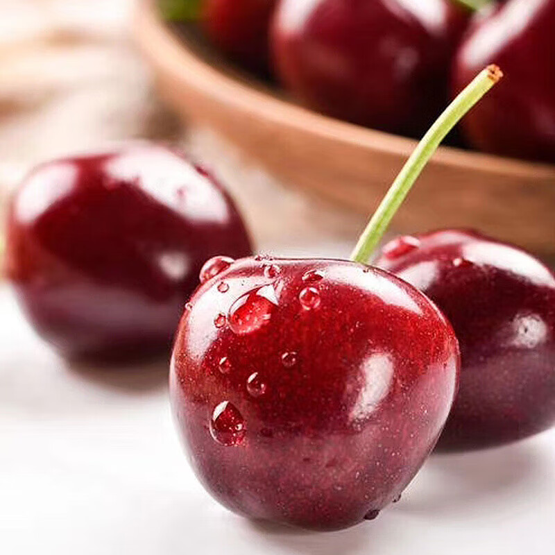 Chilean cherries JD Express next-day delivery in many places Imported large cherry fresh fruit gift box for gift giving 5 pounds (net weight) original box gift box The first choice for gift giving Big Mac JJJ 30-32mm 80% of the candidates