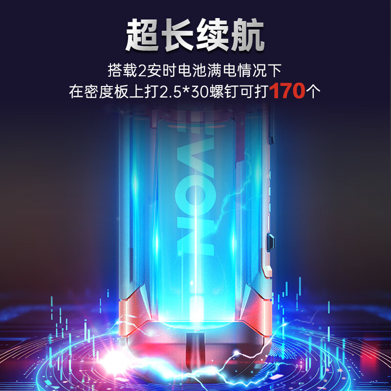 Devon third generation electric screwdriver/driver lithium battery screwdriver tool box set electrician tools 5617 standard