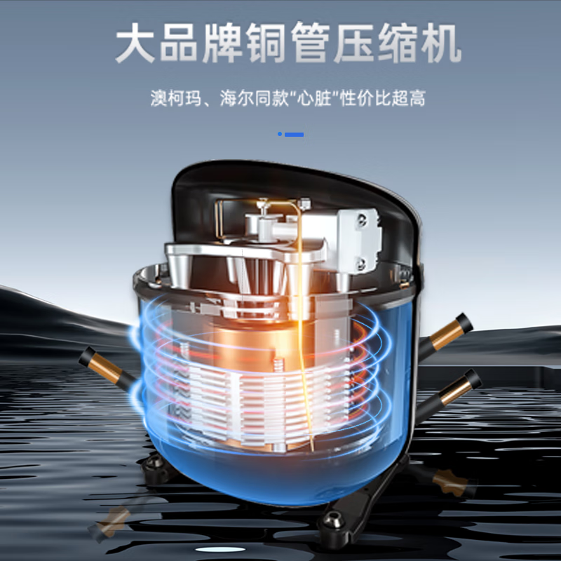 Meiling Smart Home Freezer Commercial Display Cabinet Refrigerator Freezer Large Capacity Deep Island Cabinet Fresh Cabinet Refrigerated Overtime Freezing European Island Cabinet 1 Meter European Island Electronic Digital Display Temperature Control |-30 Cryogenic Quick Freezing