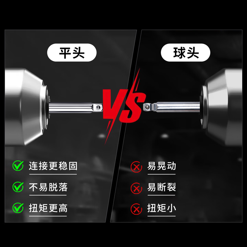 Cool Anteng Dafei Zhongfei Xiaofei sleeve extension rod afterburner rod connecting rod electric wrench extension sleeve connecting rod bent rod