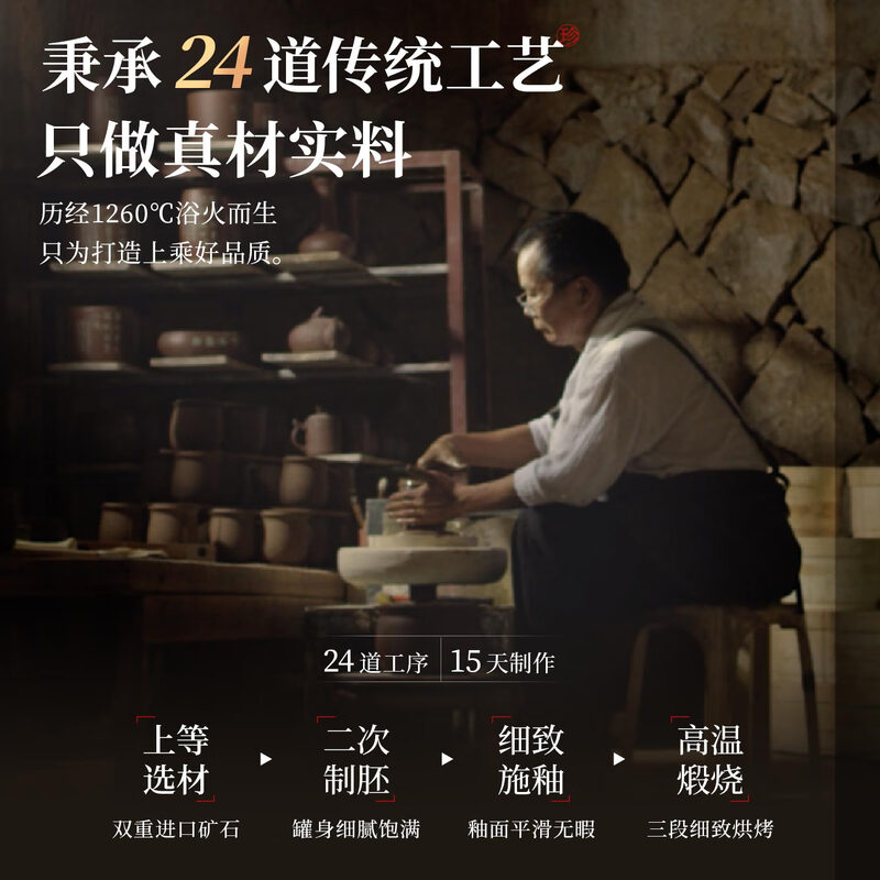 Bear lard jar high temperature resistant ceramic oil spicy chili oil jar seasoning special CX-JW068-P02