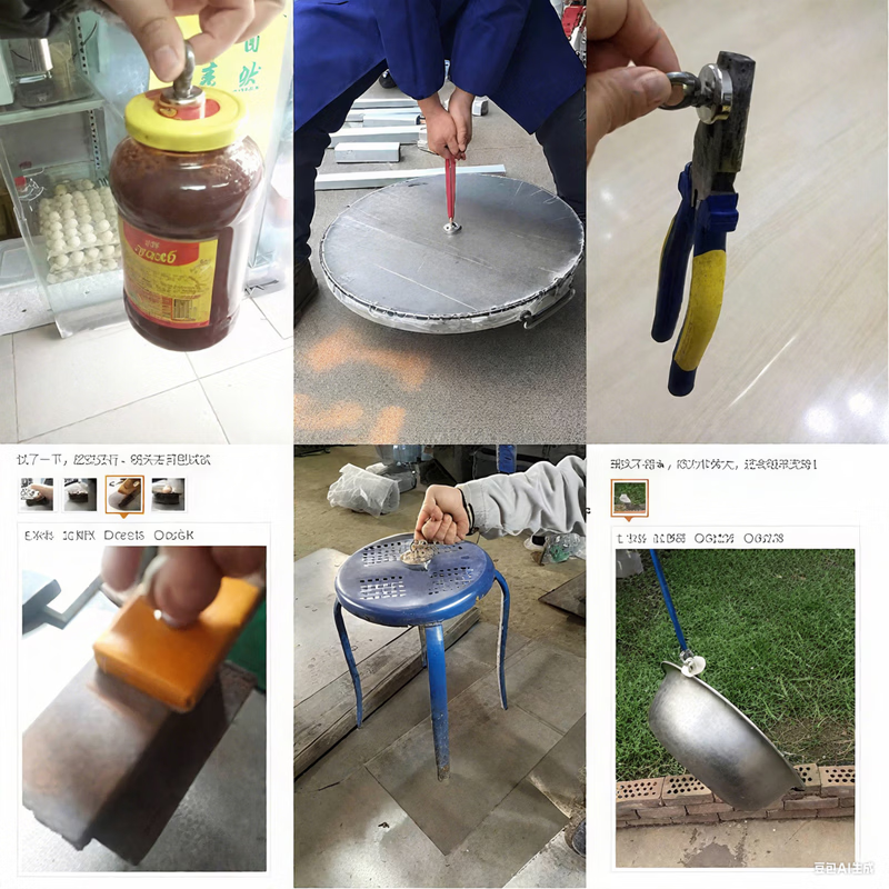 ANENG metal detection instrument, high-precision visual gold, silver, copper, strong magnetic underwater salvage artifact, special powerful magnet with rope, secondary suction, can absorb 40 kilograms of treasure, free 10 meters of rope