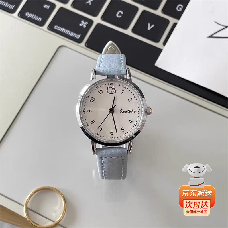Xiaomi Buyi's new exam-specific watch for women, junior high school student pointer style, simple ins style, niche high-looking quartz, only reads time, blue, silent, punctual + imported movement, exam-specific + fashionable and simple