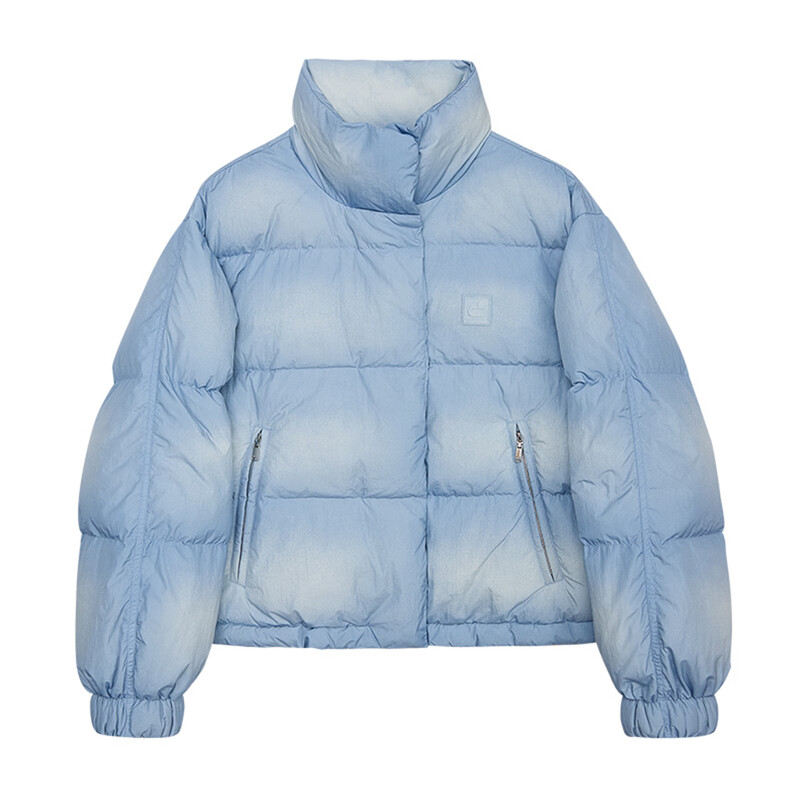 DZZIT Liu Haocun's same style high-looking down jacket 25 winter new dopamine jacket for women 3J4K260 blue S