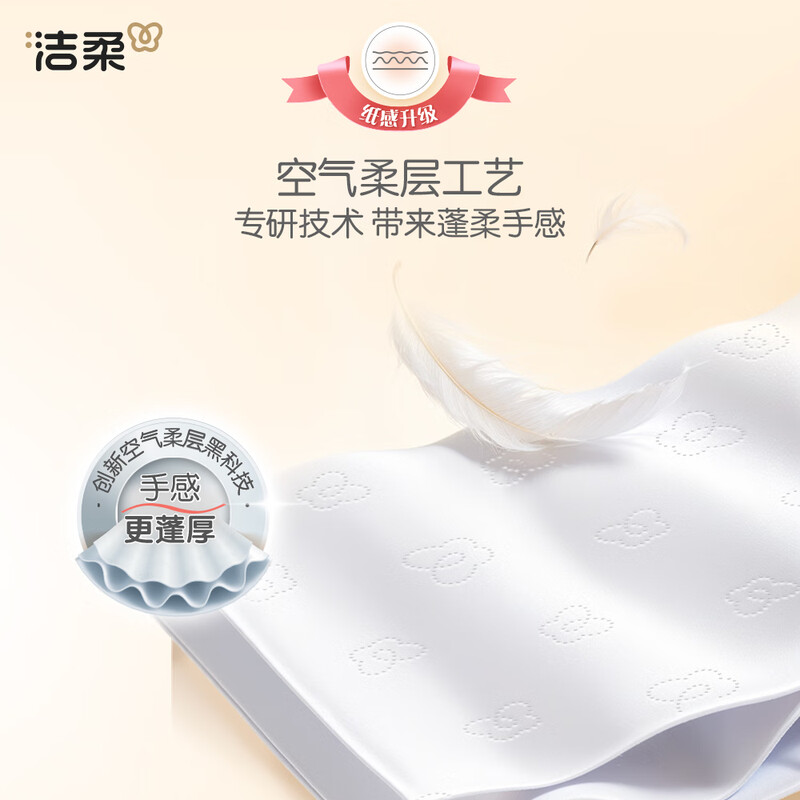 Jierou Tissue Paper Pink Face Flexible 3-layer 110 Tissues*24 Pack Wettable Tissue Toilet Paper Tissue Paper Full Box