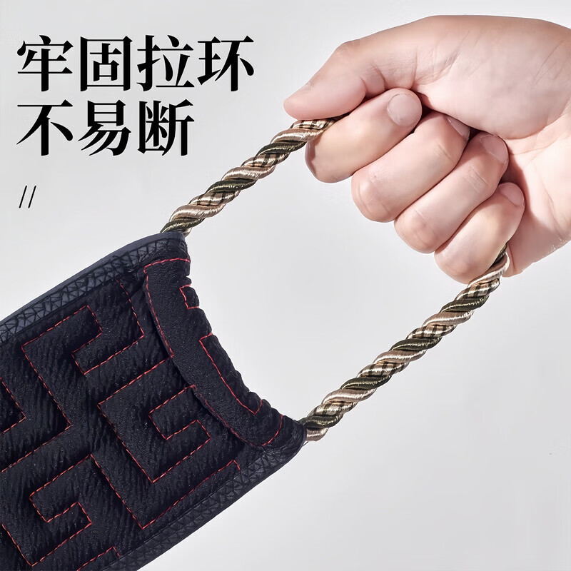 Bath towel, coarse sand double-sided back rub strip, men's bath towel, powerful mud rub artifact, household long strip to rub the back, black 1 pack, widened and thickened, thick and fine double sand