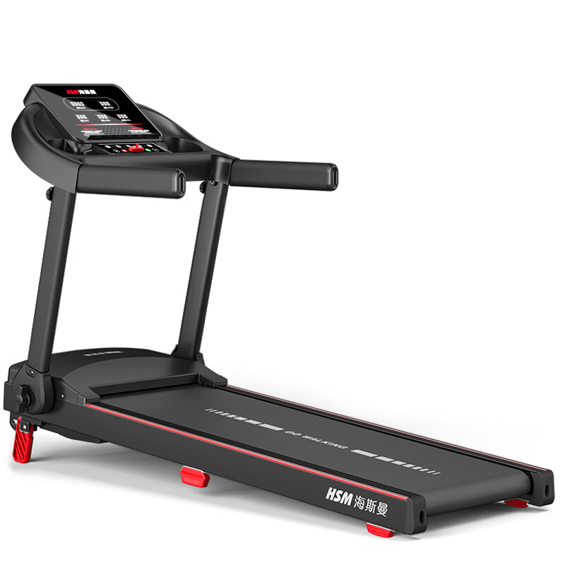 Heisman Treadmill Home Climbing Electric Walking Machine Intelligent Silent Shock Absorbing Indoor Aerobic Fitness Equipment Upgraded Model - Manual Slope Adjustment/10 Speed Adjustment/Run Out of the Box