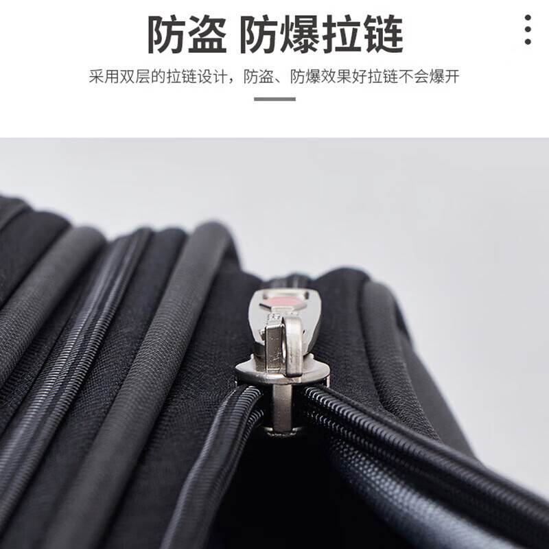 SHENGSHISABER Swiss Army Knife Group suitcase women's suitcase male student universal wheel Oxford pull rod case business large capacity dark blue 28 inches