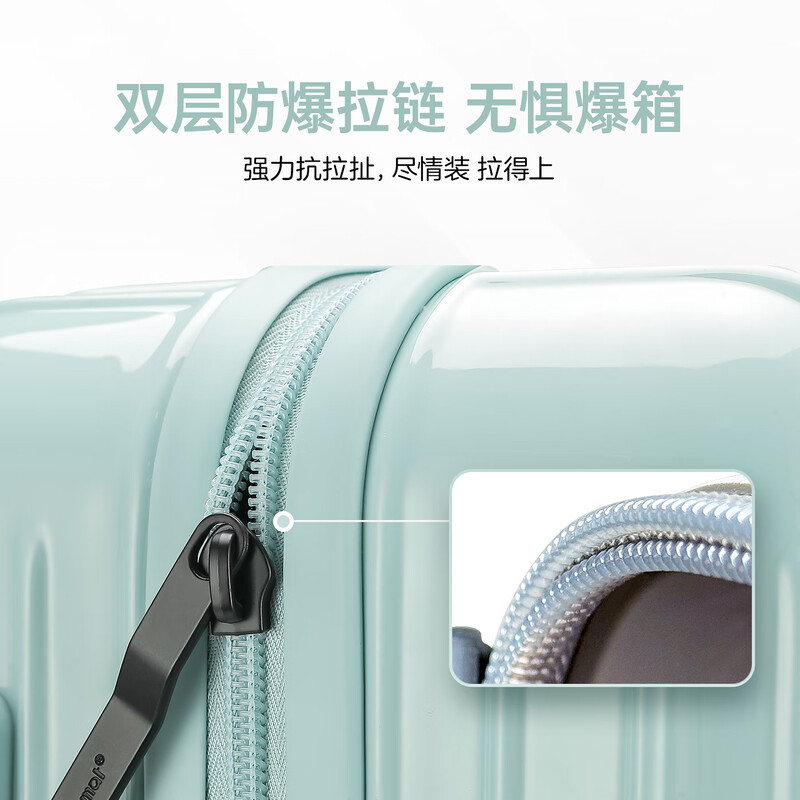 Diplomat Diplomat suitcase front-opening boarding case 20-inch men's and women's business travel trolley case TC-9302