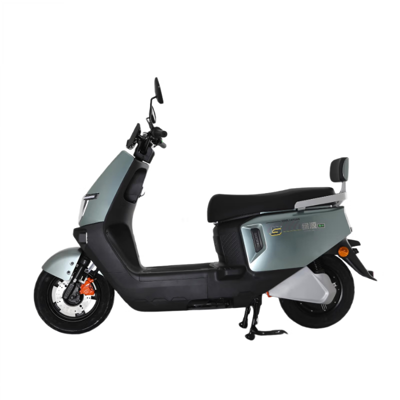 Luyuan Electric Motorcycle S16U Electric Battery Long Range Powerful National Good Car 117km-72V35.5A-6 Batteries-1200W Liquid Cooled Motor Green