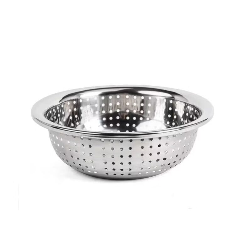 Fantasy basin, vegetable basin, drain basket, kitchen leaky basin, rice-washing fruit basket, 13.5cm single basin