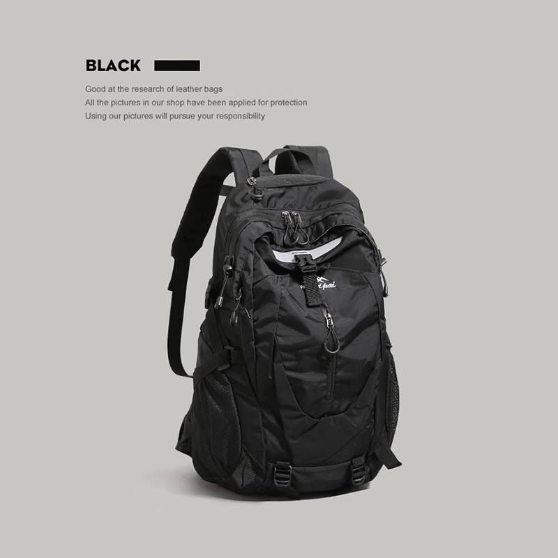 Kuang Rui Large Capacity Outdoor Hiking and Mountaineering Bag Women's 2026 New Trendy Men's Portable Lightweight Short-distance Travel Backpack Yellow